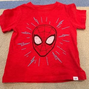 Gap Spider-Man shirt.